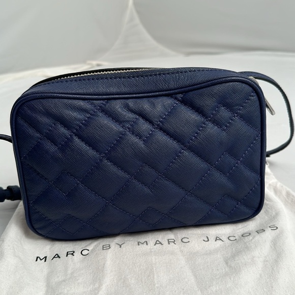 Marc by Marc Jacobs Sally Mineral Blue quilted Saffiano leather crossbody bag - Picture 4 of 15